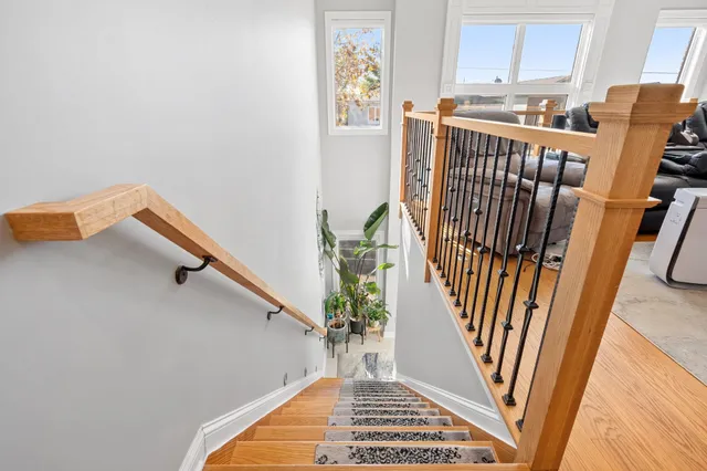 a view of balcony and furniture