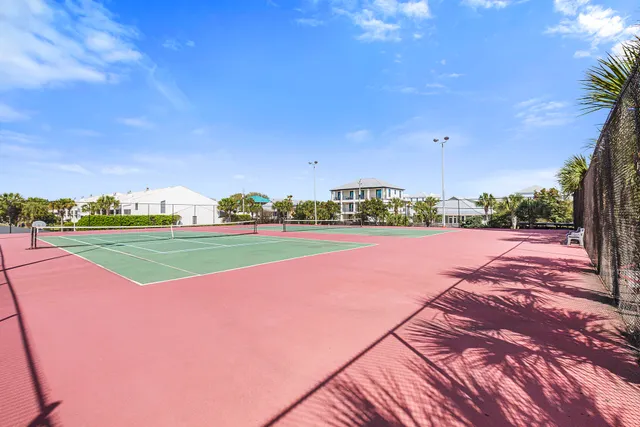 a view of a tennis court