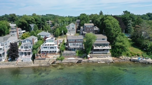 97 Pitman Road Marblehead, MA 01945 - Photo 5 of 37 an aerial view of residential houses with outdoor space and trees