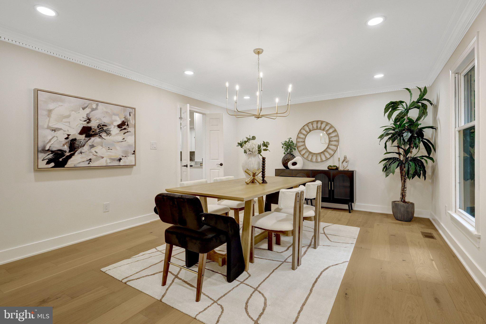 1132 Springvale Road Great Falls, VA 22066 - Photo 5 of 81 Elegant dining space with modern flair.