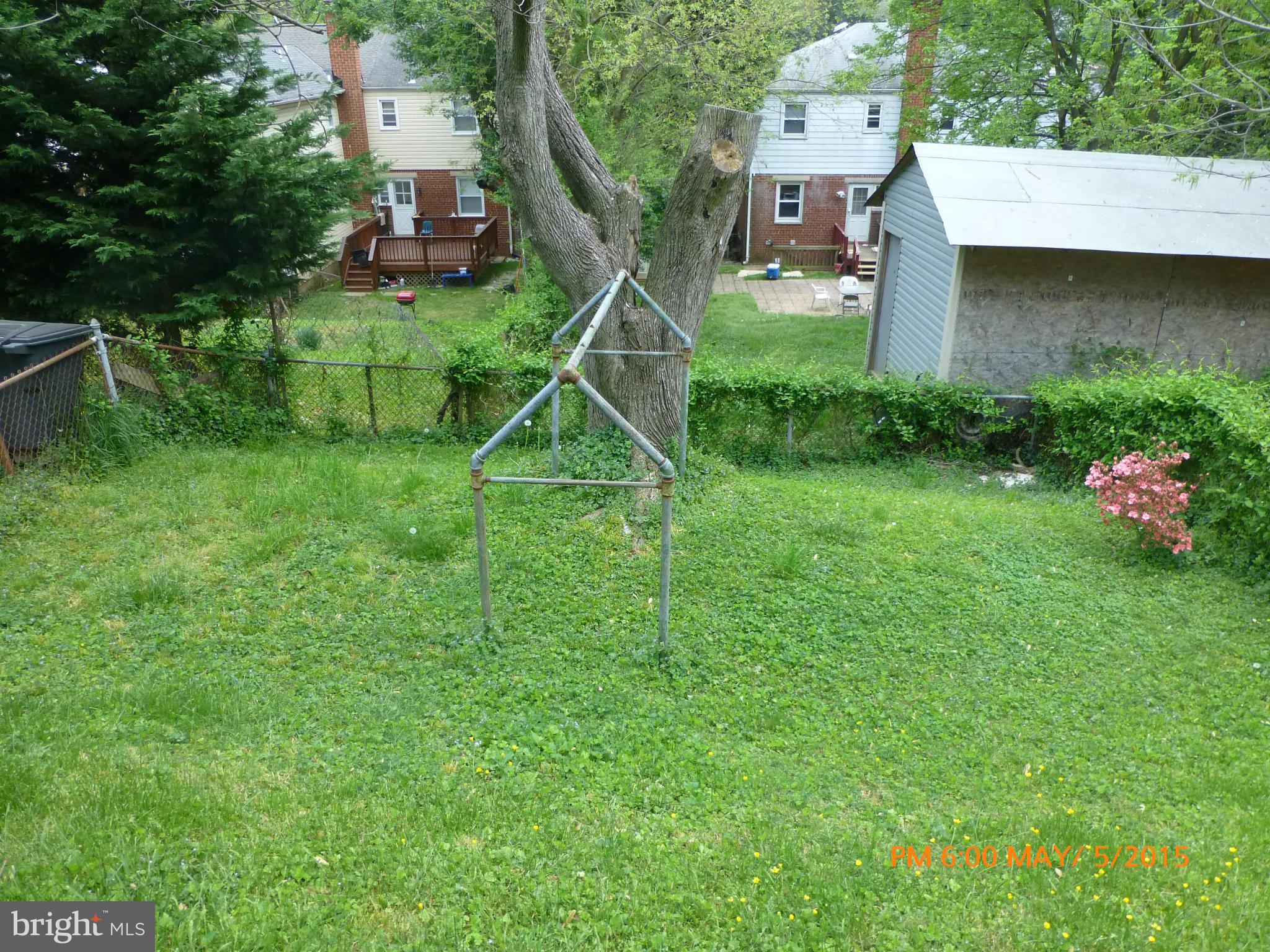 11921 Andrew Street Silver Spring, MD 20902 - Photo 17 of 18 Exterior (Rear) Yard