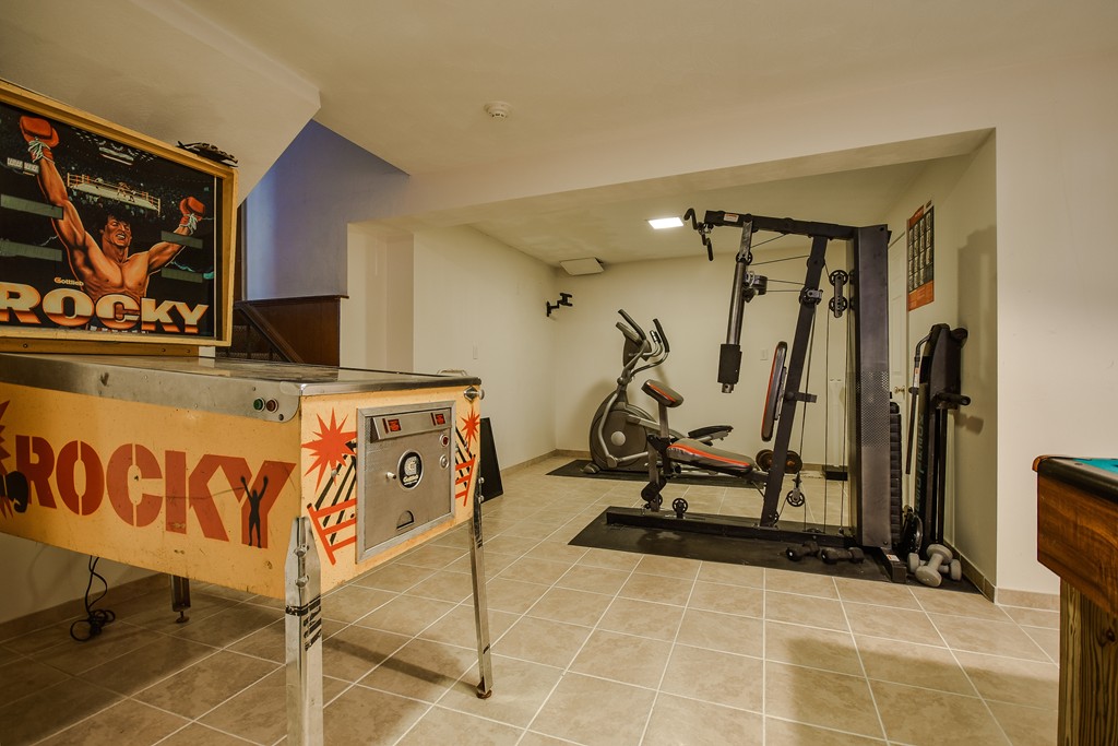 18 Gary Road Needham, MA 02494 - Photo 18 of 29 a view of a room with gym equipment