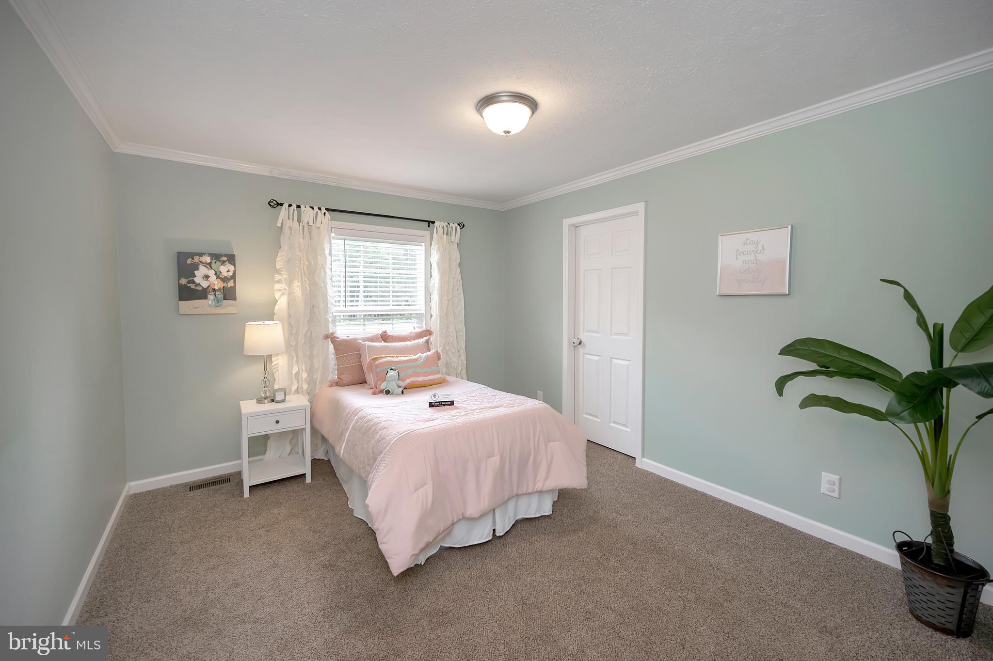 7238 Blanton Road Ruther Glen, VA 22546 - Photo 29 of 41 2nd bedroom with walk in closet and crown molding.