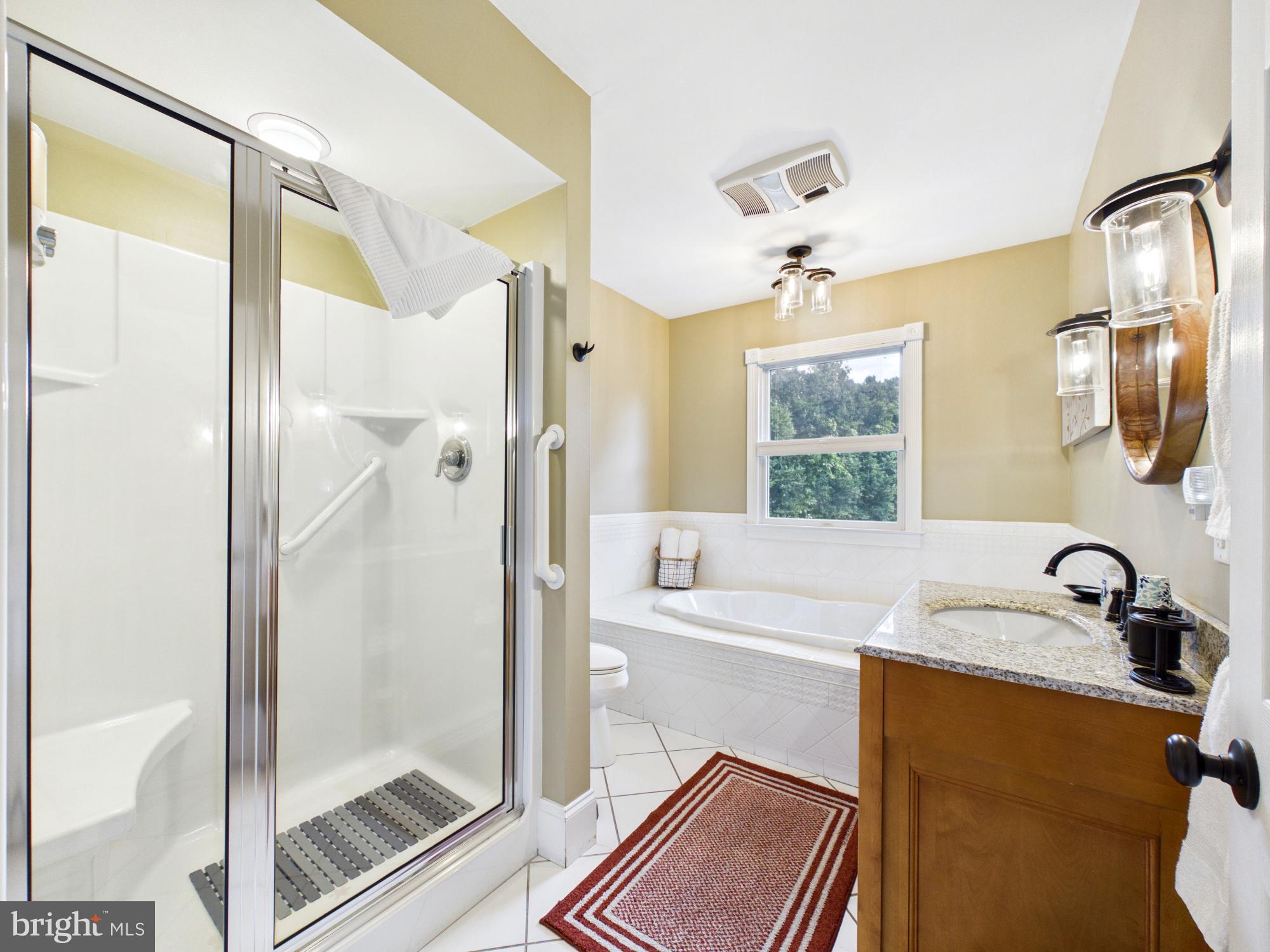 26285 Broadkill Road Milton, DE 19968 - Photo 20 of 98 Milton Room's Full Bathroom with Glass Shower