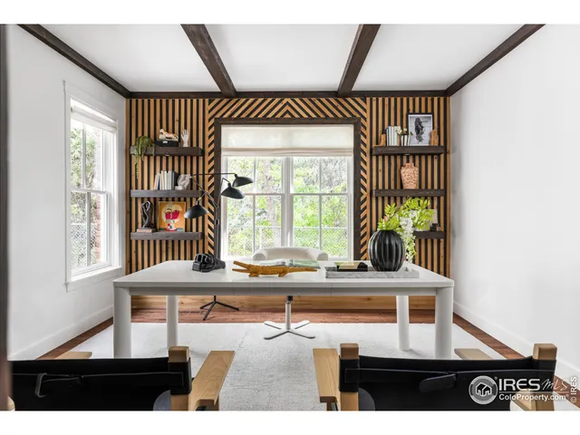 a room with furniture and window