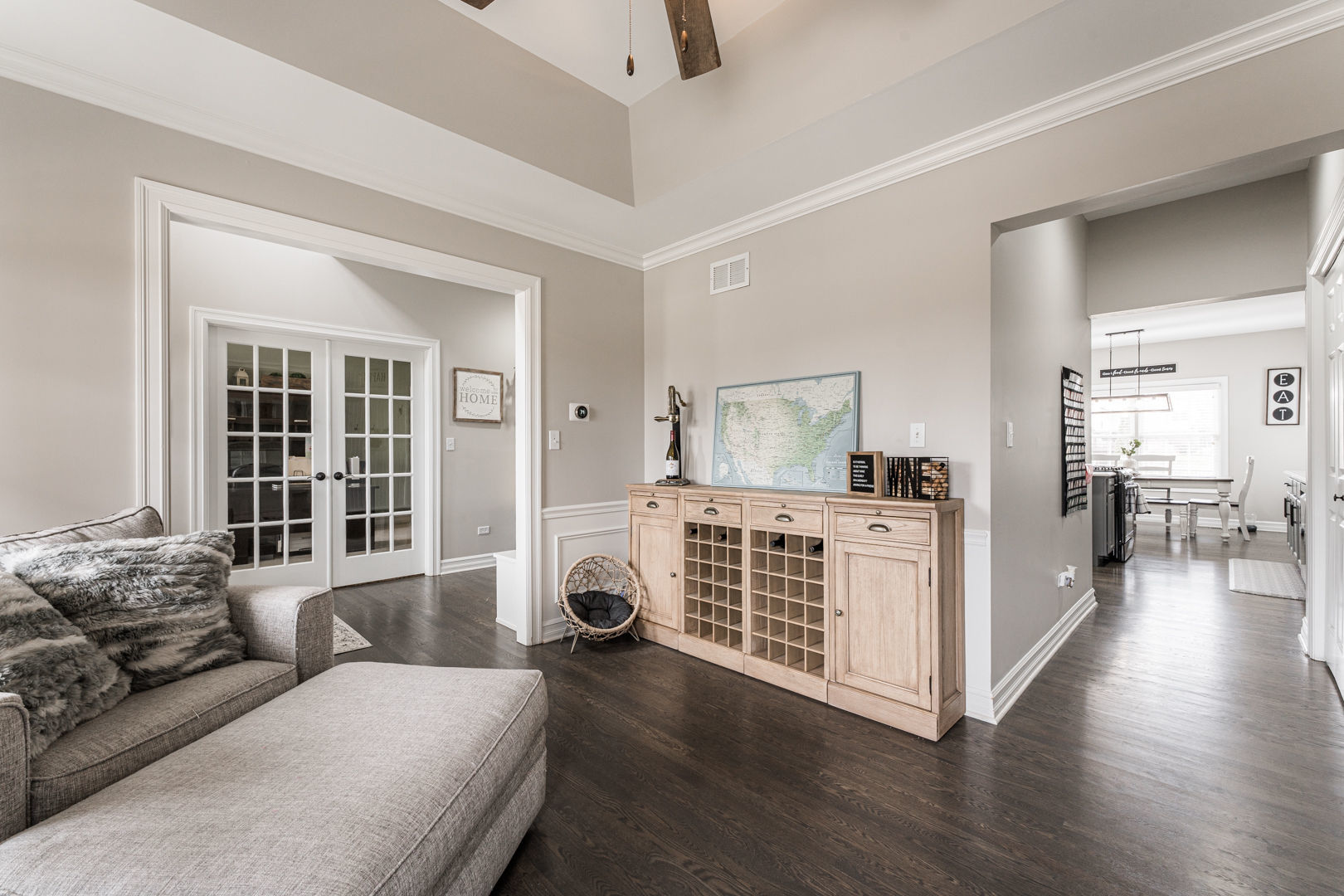 461 White Street Sycamore, IL 60178 - Photo 11 of 49 a living room with furniture and a wooden floor