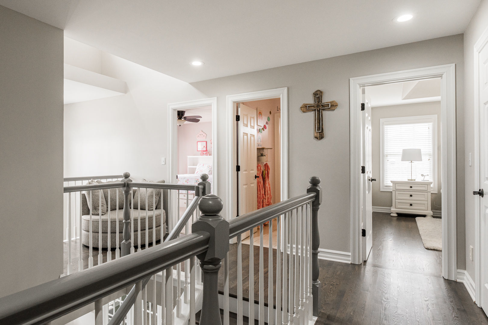 461 White Street Sycamore, IL 60178 - Photo 24 of 49 a view of a hallway with a hardwood and deck