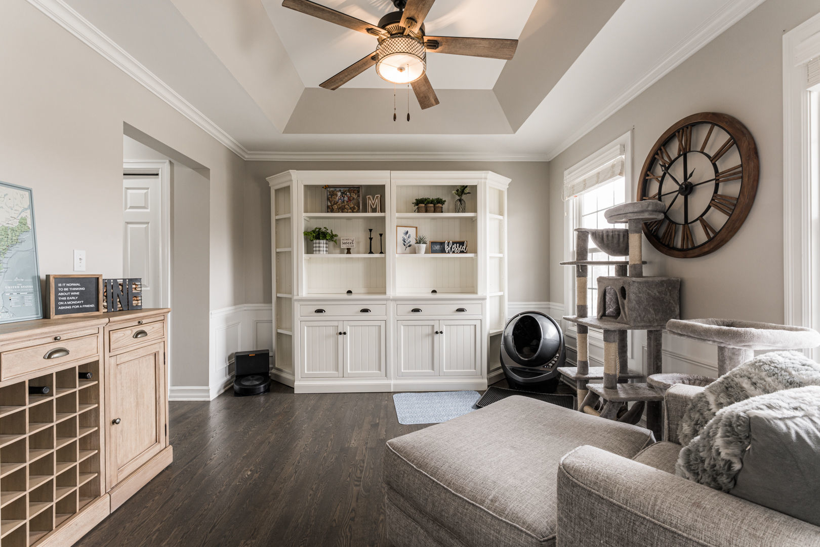461 White Street Sycamore, IL 60178 - Photo 10 of 49 a living room with furniture a fireplace and wooden floor