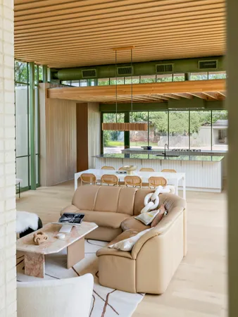 a outdoor living space with patio furniture