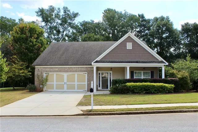 a house with a outdoor space