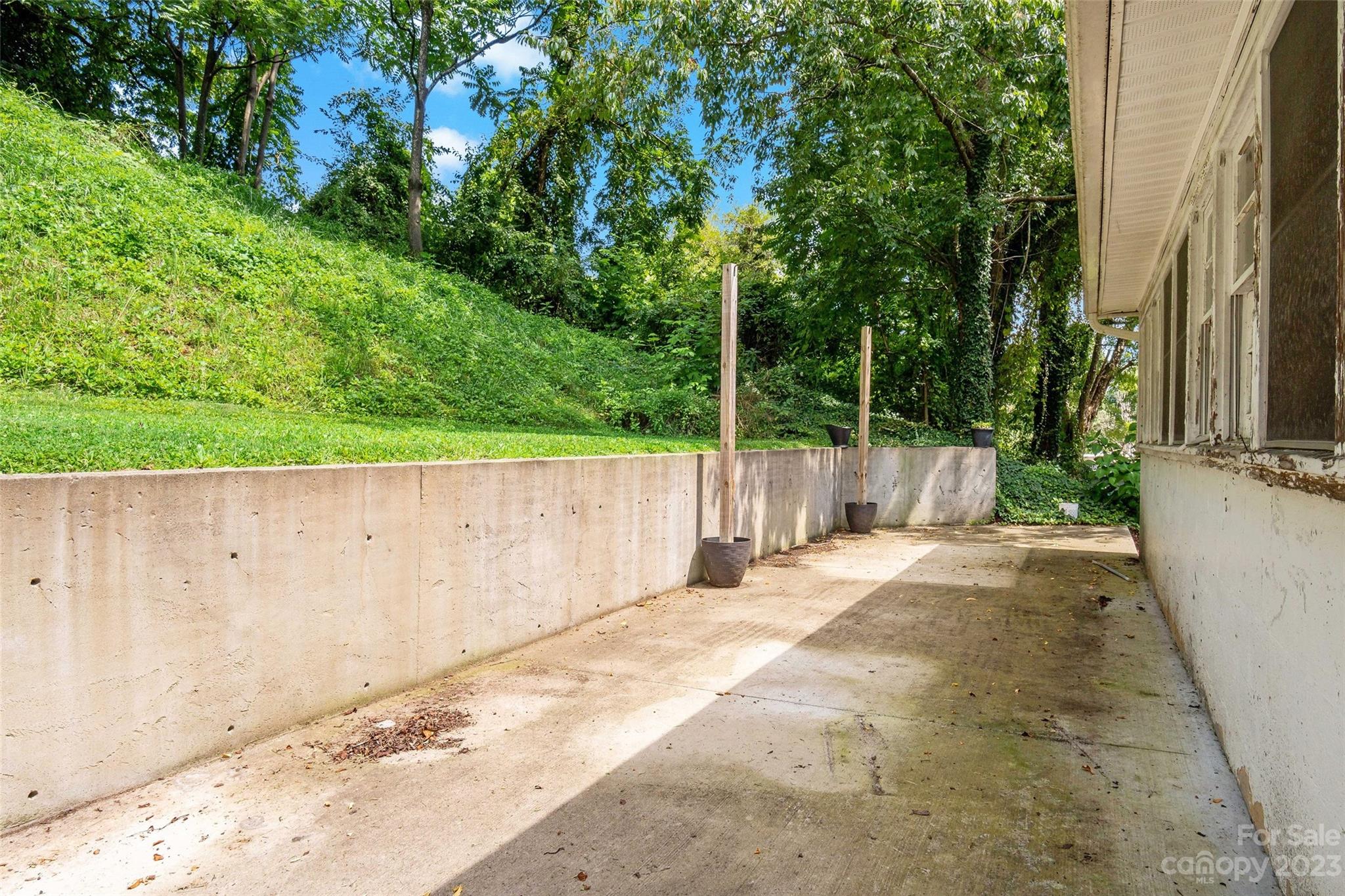134 Spring Street Old Fort, NC 28762 - Photo 33 of 34 a backyard of a house with lots of green space