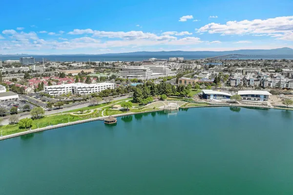 a view of city and ocean