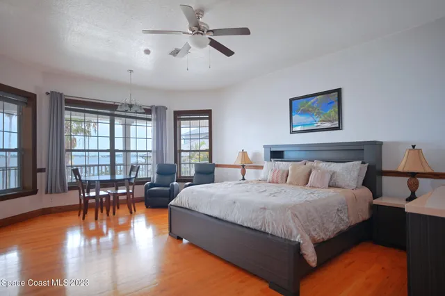 a workspace with furniture and window