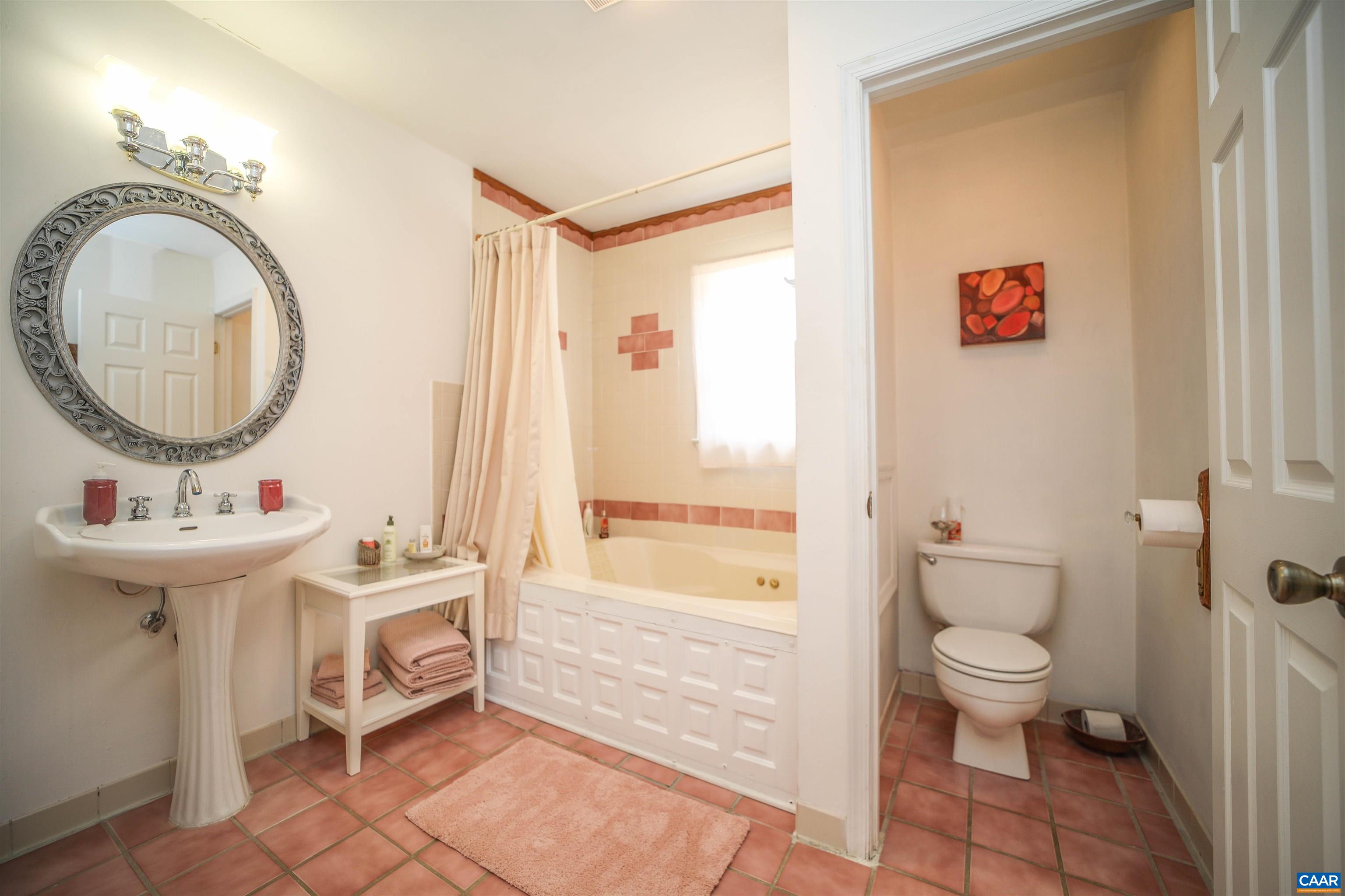 325 Union Run Lexington, VA 24450 - Photo 29 of 56 a bathroom with a toilet a sink and a mirror