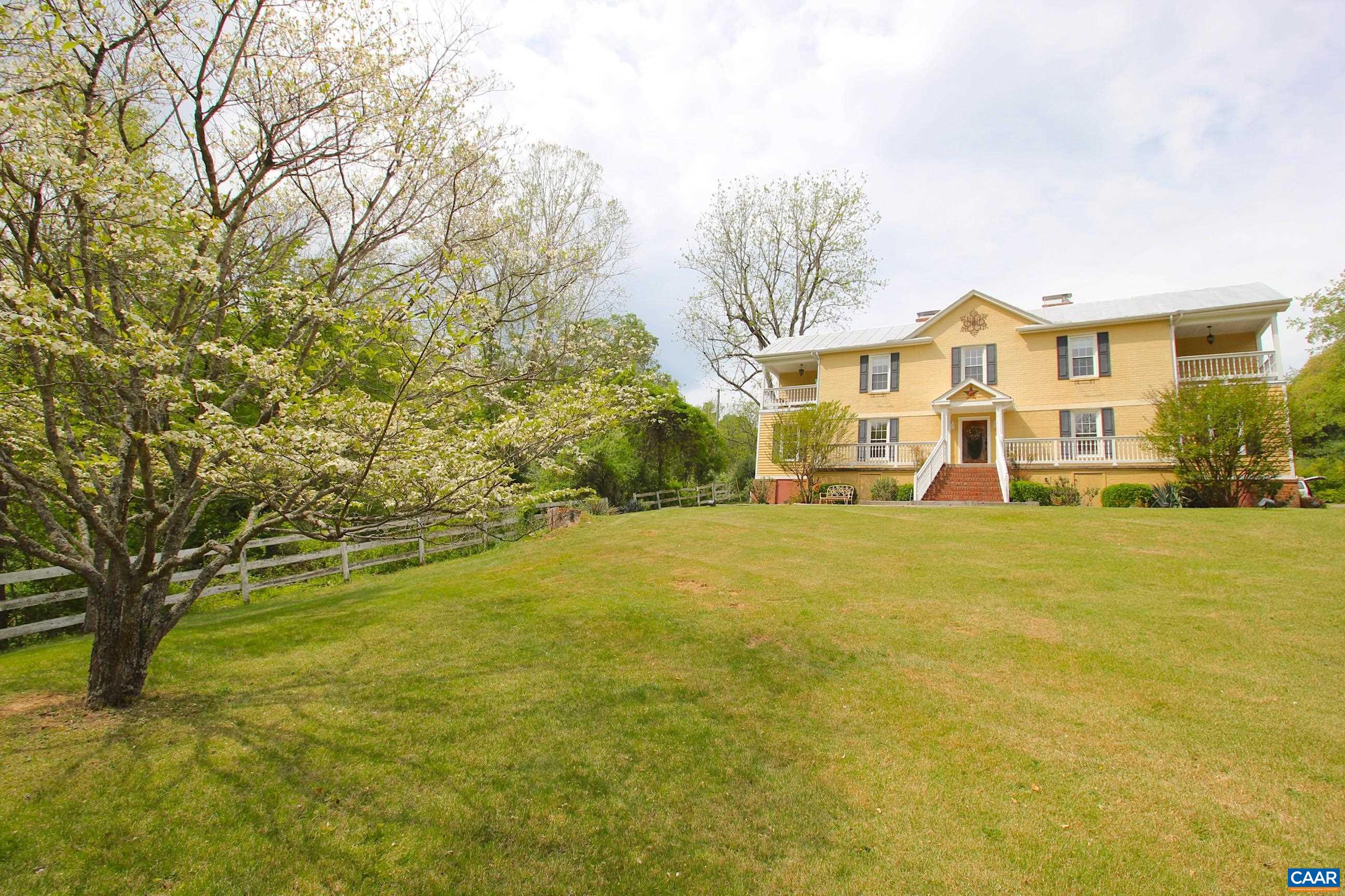 325 Union Run Lexington, VA 24450 - Photo 3 of 56 a view of a big yard with large trees