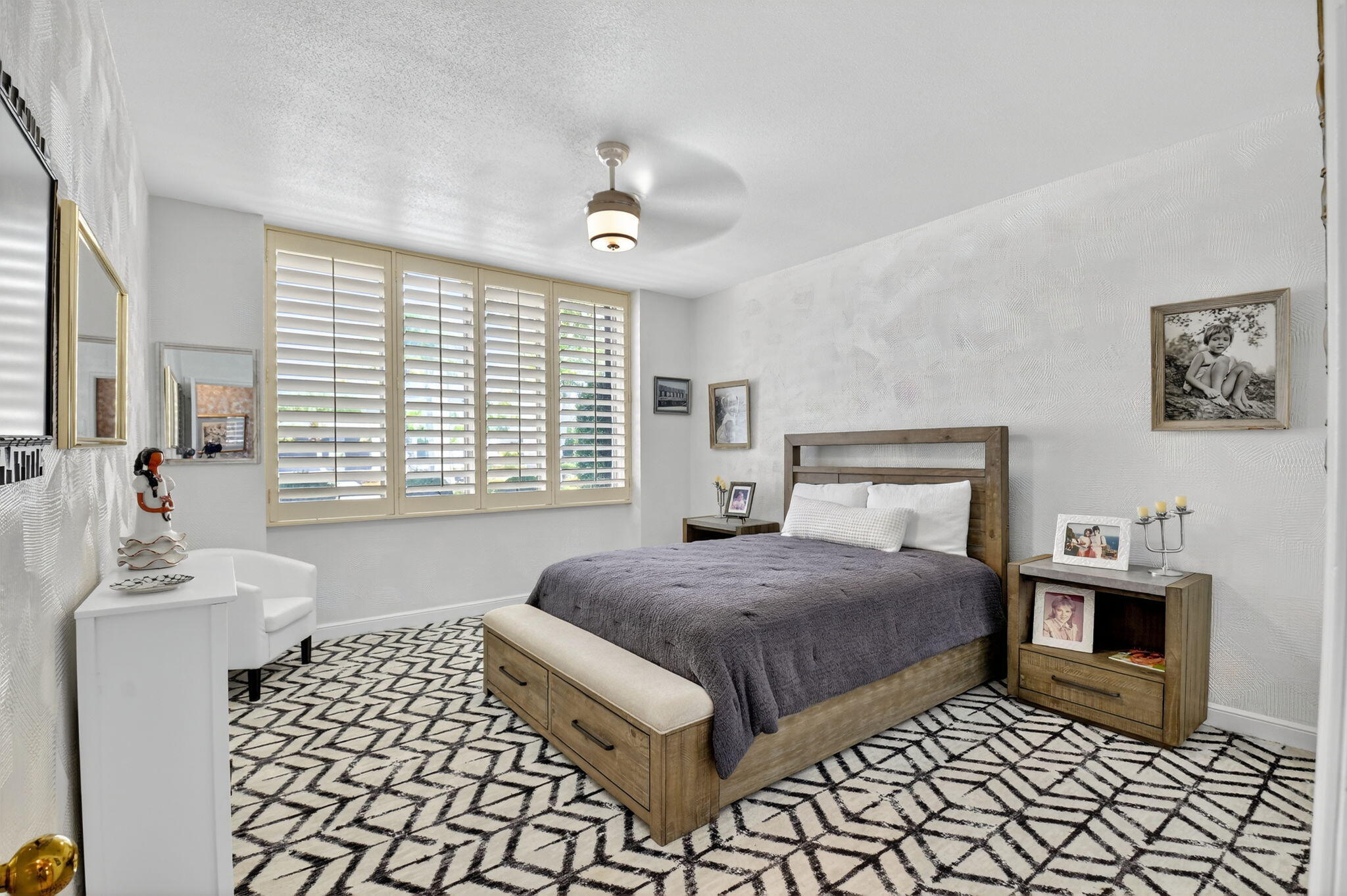 7336 Ballantrae Court Boca Raton, FL 33496 - Photo 21 of 32 a bedroom with double bed and a window