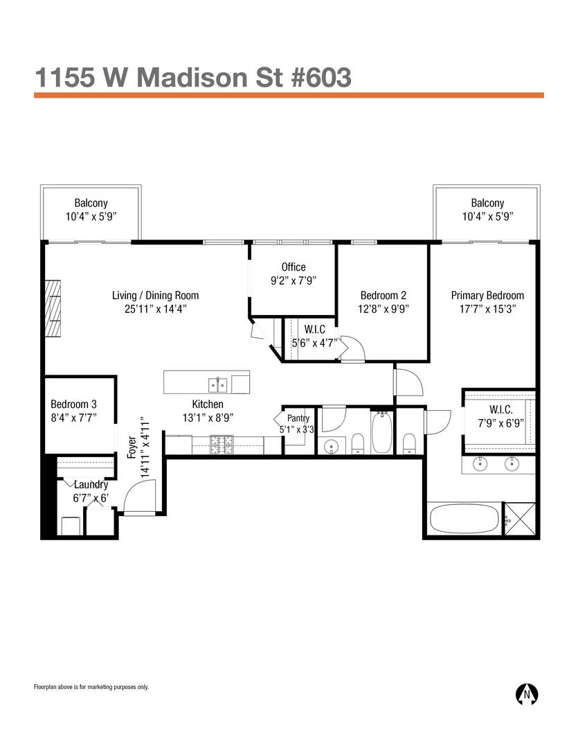 1155 West Madison Street, Unit 603 Chicago, IL 60607 - Photo 23 of 23