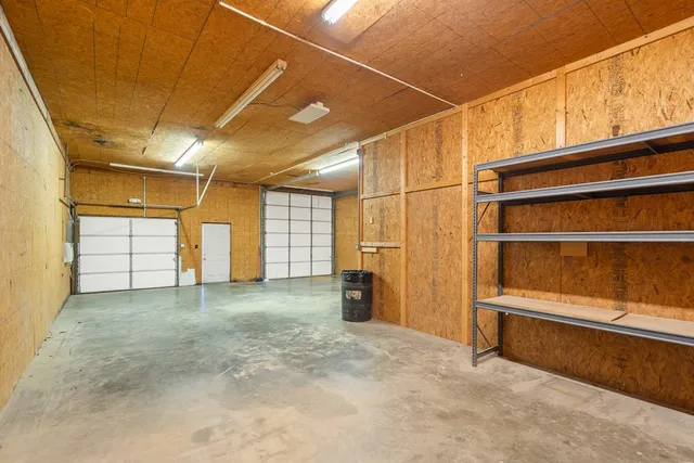 a view of a house with a mountain