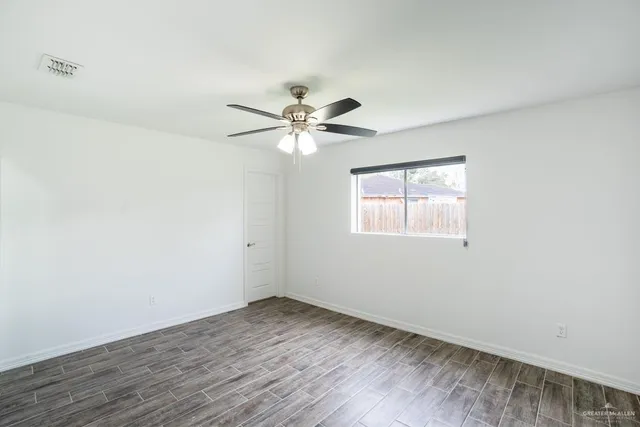 wooden floor in an empty room