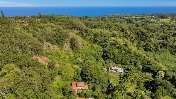 an outdoor space with seating area