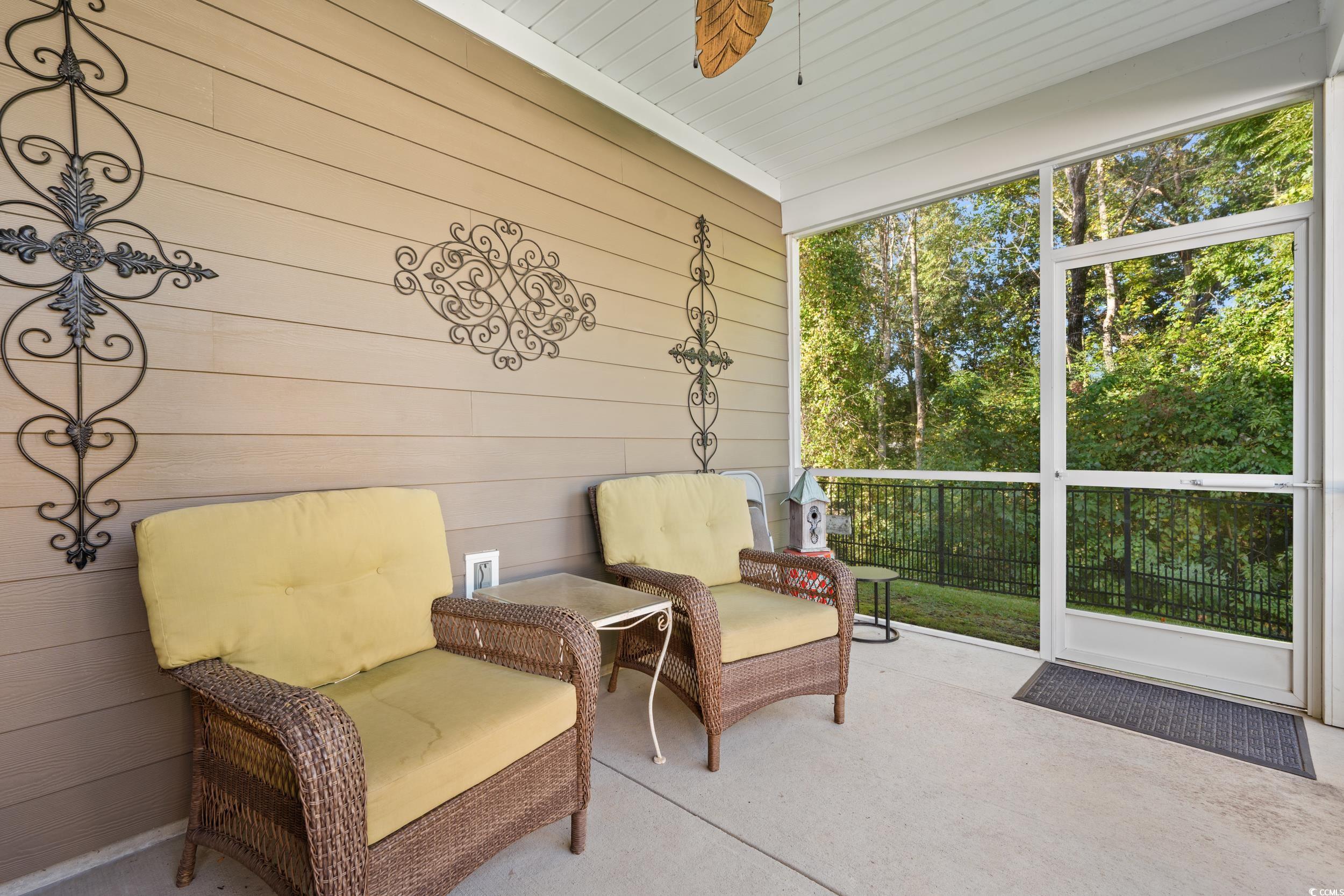 860 Tilly Lake Road Conway, SC 29526 - Photo 24 of 38 Sunroom featuring ceiling fan