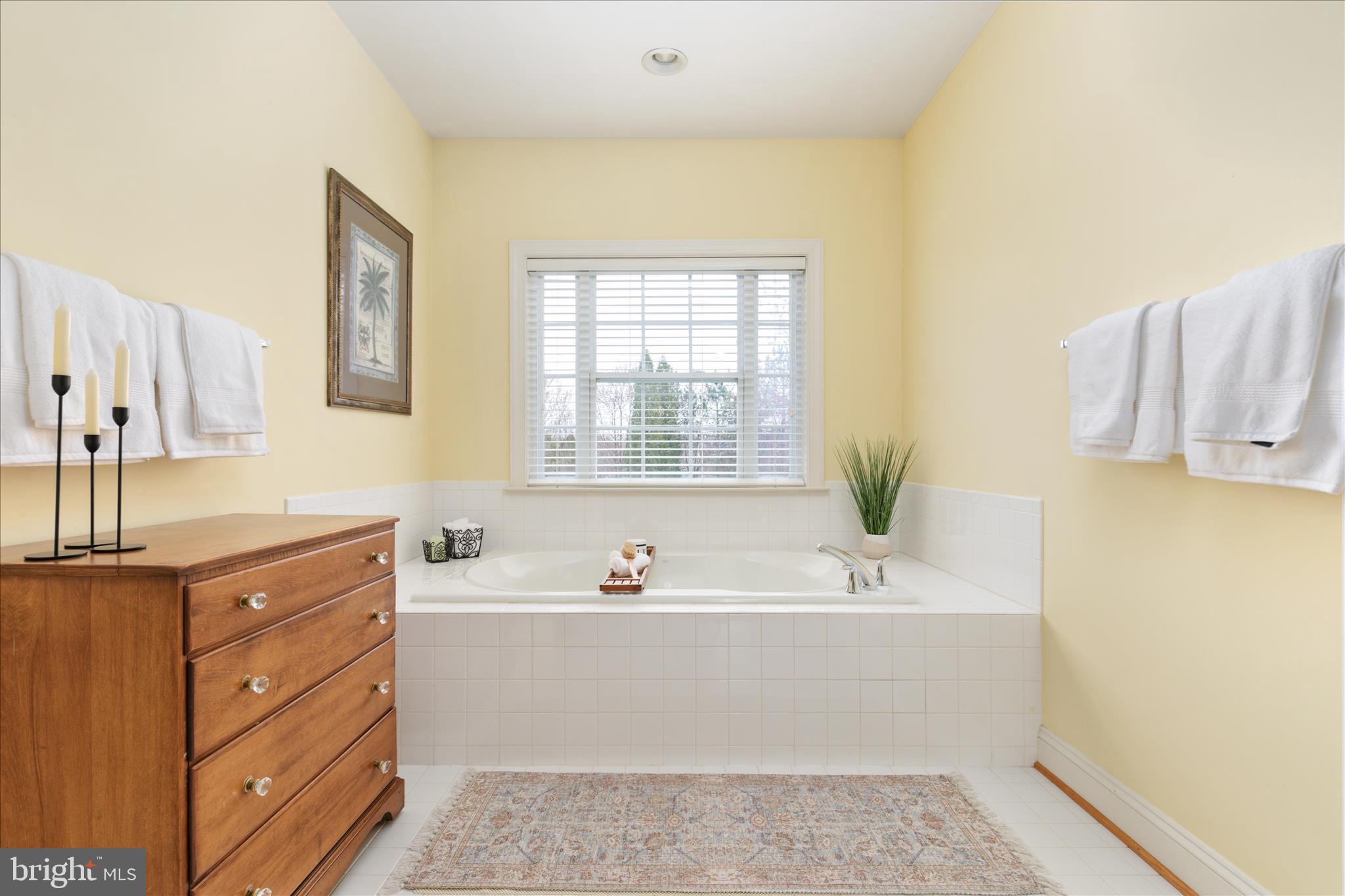 10116 Middlebrooks Terrace Nokesville, VA 20181 - Photo 41 of 78 a bathroom with a tub sink and mirror