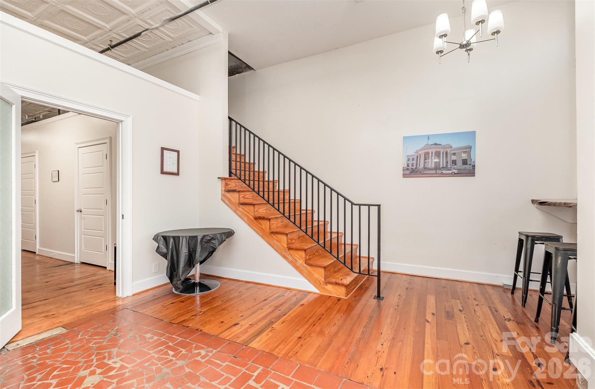 101 West Main Street Union, SC 29379 - Photo 5 of 29 a view of an entryway with wooden floor