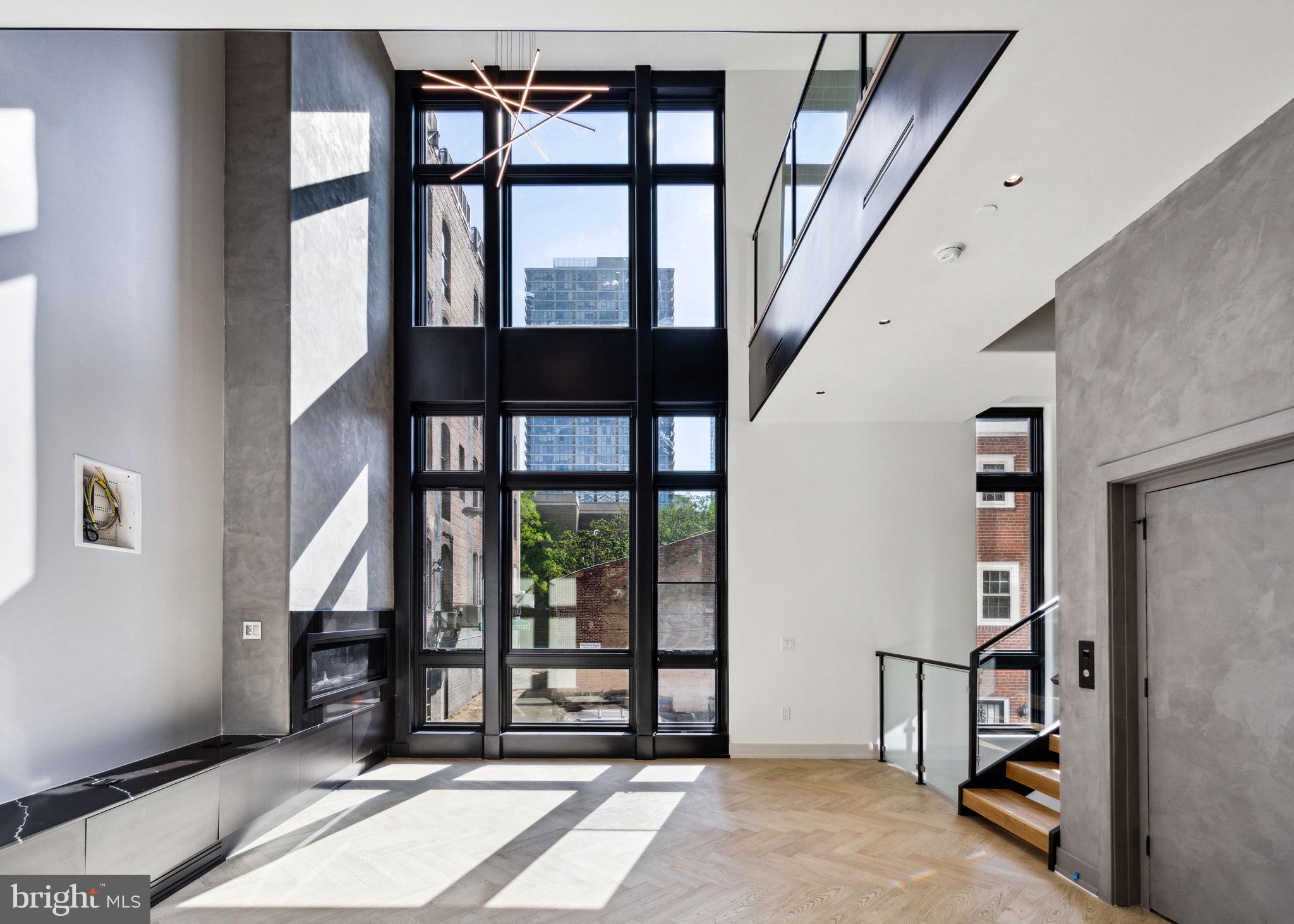 110 South Bonsall Street Philadelphia, PA 19103 - Photo 6 of 25 a view of an entryway with a floor to ceiling window