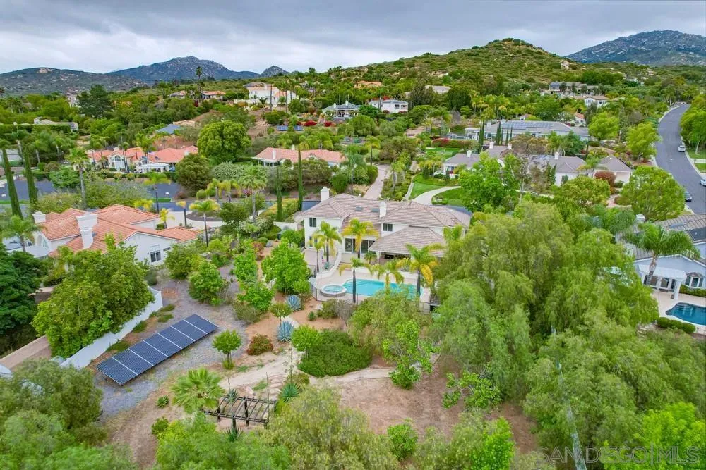 16052 Country Day Road Poway, CA 92064 - Photo 69 of 75 an aerial view of residential houses with outdoor space and trees