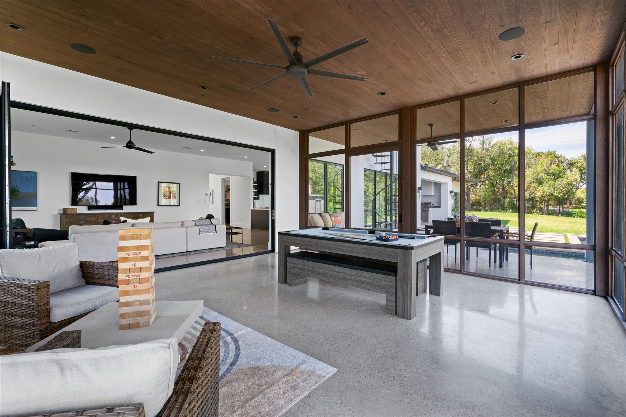 1500 The High Road Austin, TX 78746 - Photo 15 of 40 Spacious indoor-outdoor living