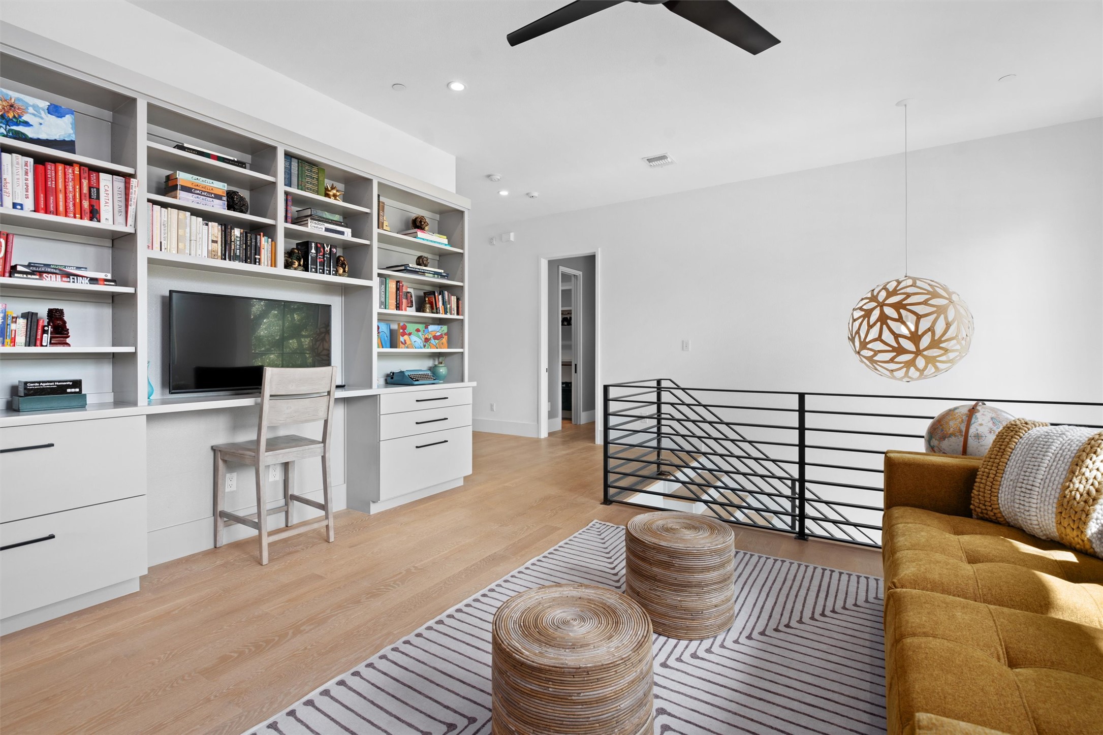 1500 The High Road Austin, TX 78746 - Photo 24 of 40 built in desk and bookcase