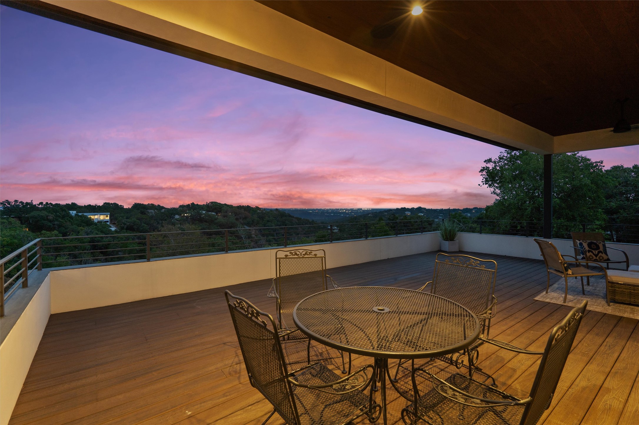 1500 The High Road Austin, TX 78746 - Photo 32 of 40 Expansive balcony with scenic views