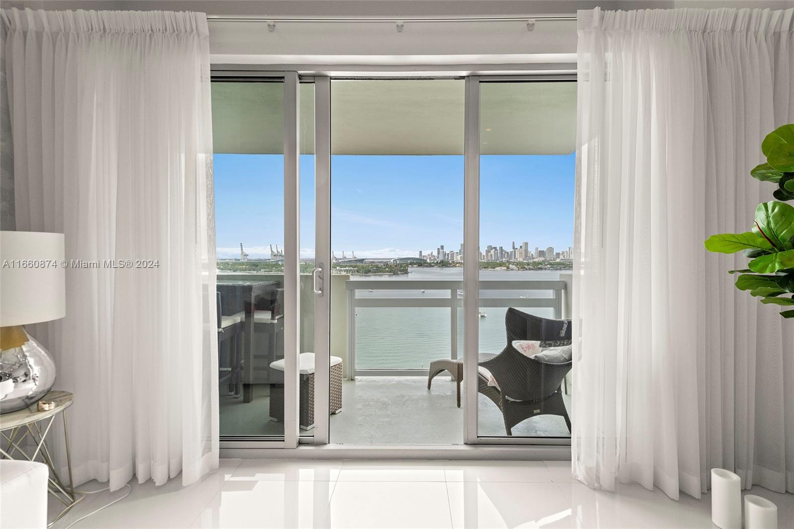 1500 Bay Road, Unit 1524S Miami Beach, FL 33139 - Photo 3 of 40 a kitchen with a sink and a window