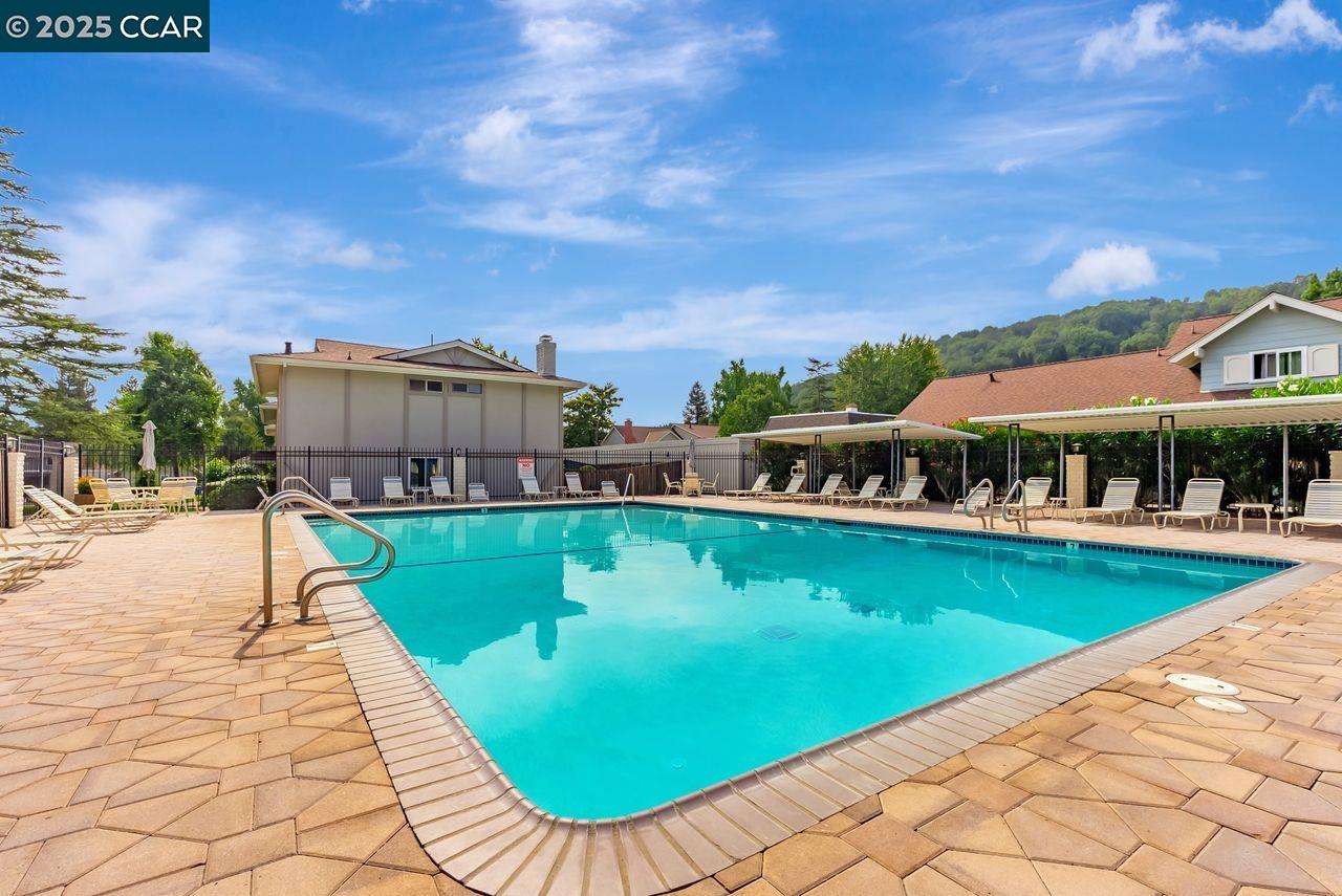 37 Miramonte Drive Moraga, CA 94556 - Photo 40 of 42 a view of a swimming pool and lounge chairs