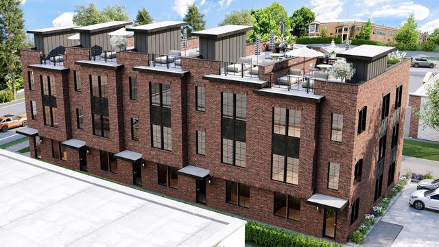 a view of a bathroom with a bathtub