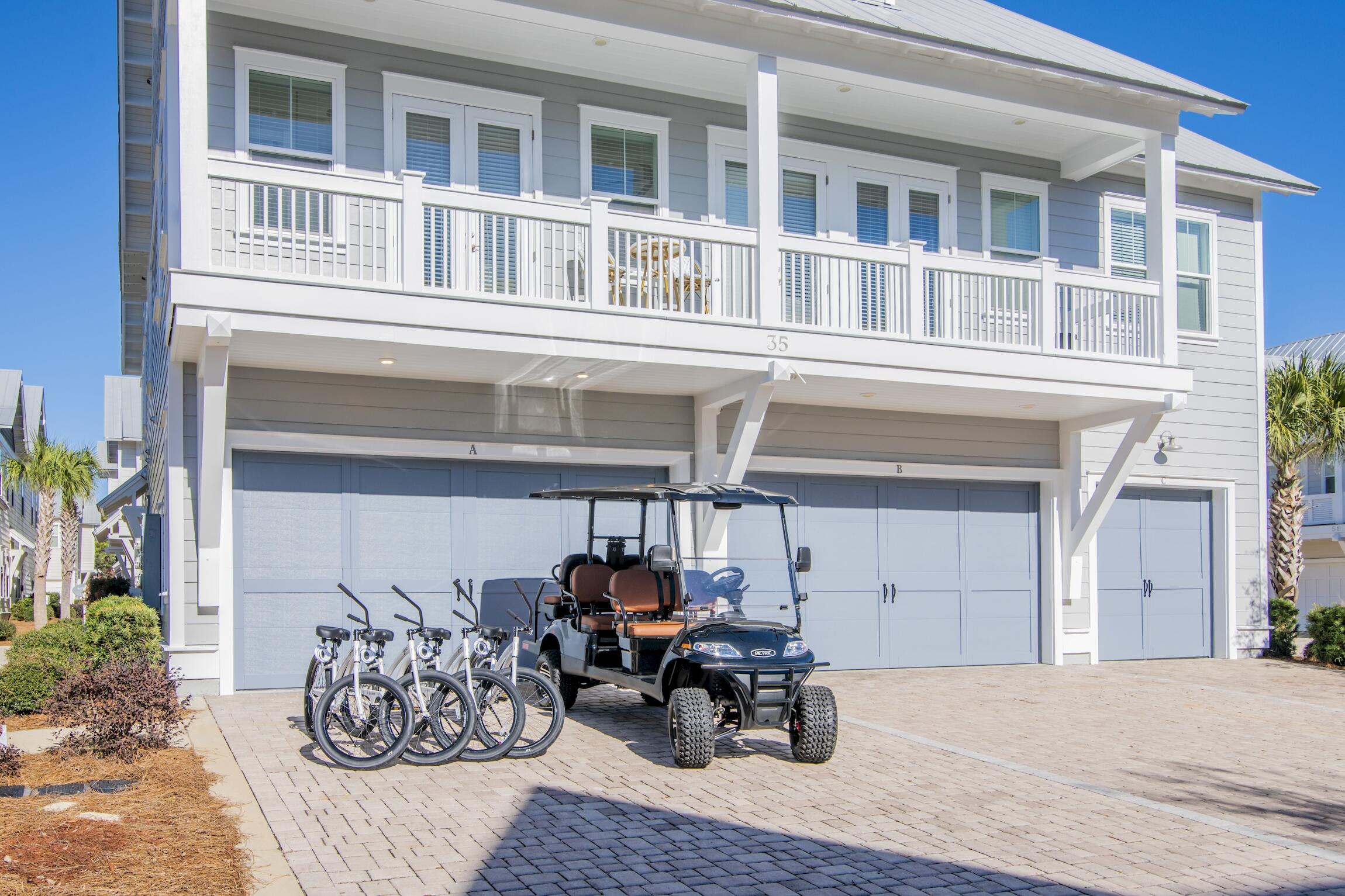 35 East Milestone Dr Inlet Beach, Unit A Inlet Beach, FL 32461 - Photo 2 of 45 a front view of a house with outdoor seating