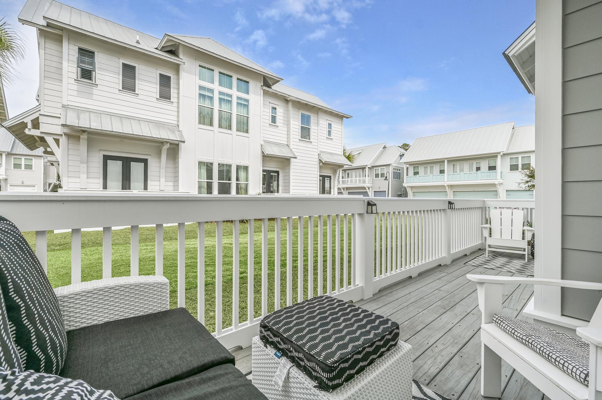 35 East Milestone Dr Inlet Beach, Unit A Inlet Beach, FL 32461 - Photo 27 of 45 a balcony view with a couch