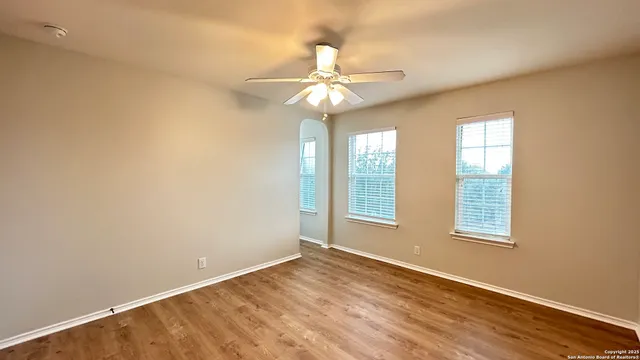 wooden floor in an empty room