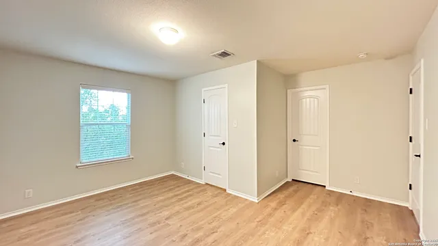 wooden floor in an empty room
