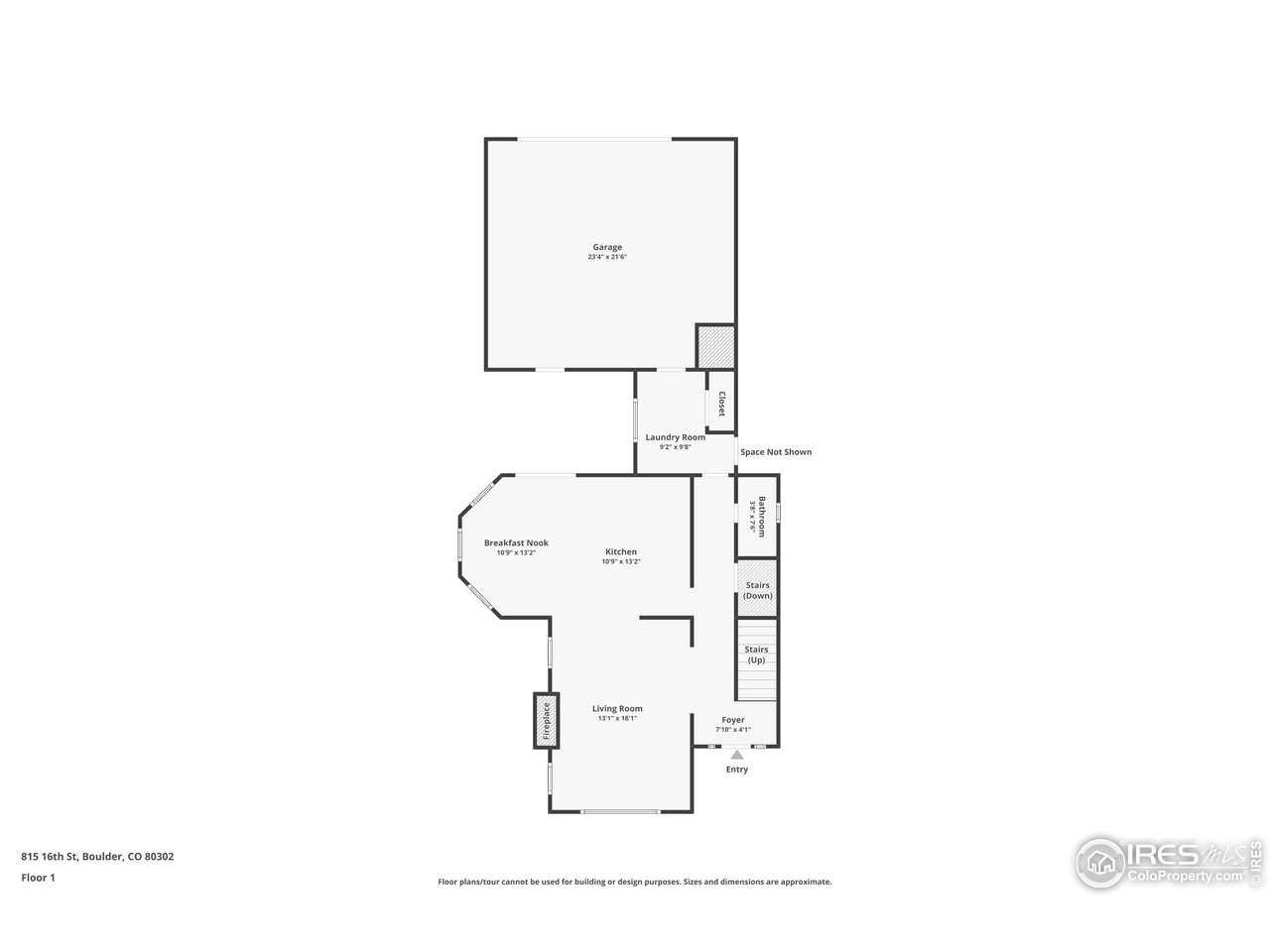 815 16th Street Boulder, CO 80302 - Photo 47 of 49 Floor Plan Main Level