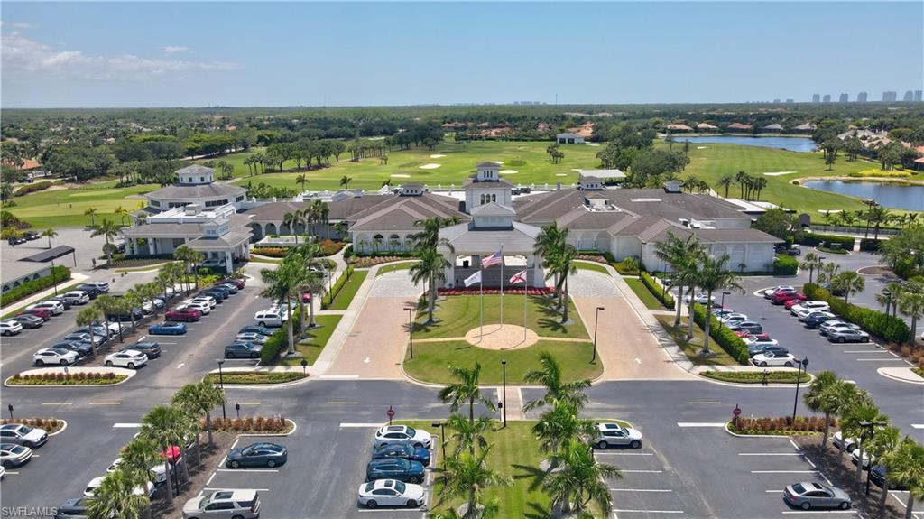 23156 Rosedale Drive, Unit 201 Estero, FL 34135 - Photo 43 of 50 an aerial view of ocean and residential houses with outdoor space
