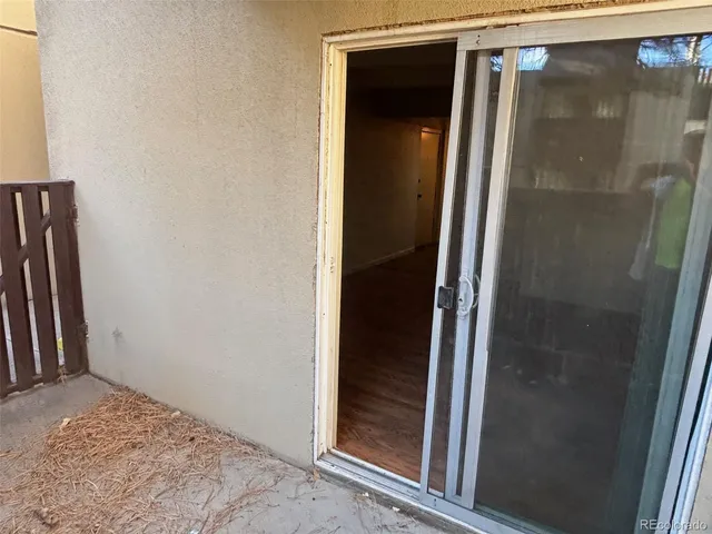 a view of a street from a balcony
