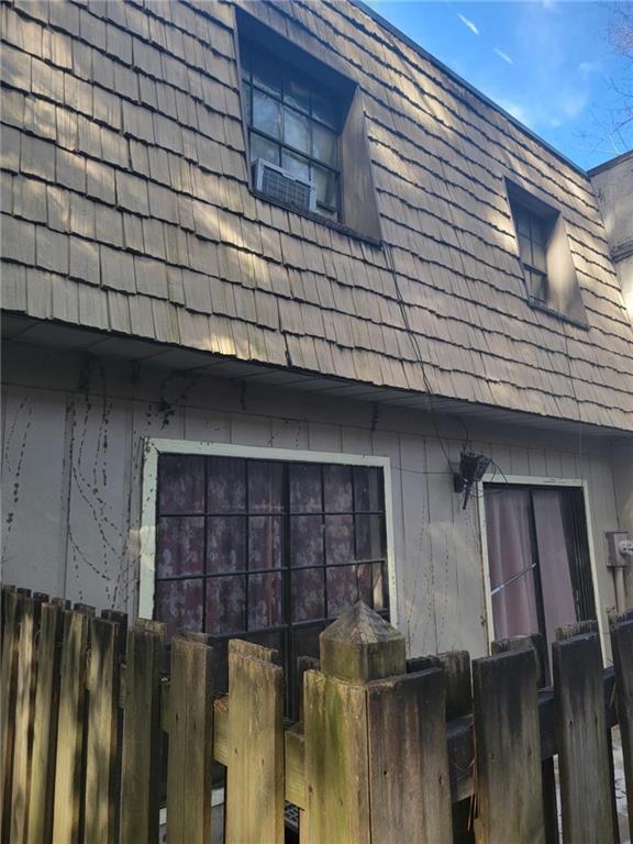 a front view of a house with balcony