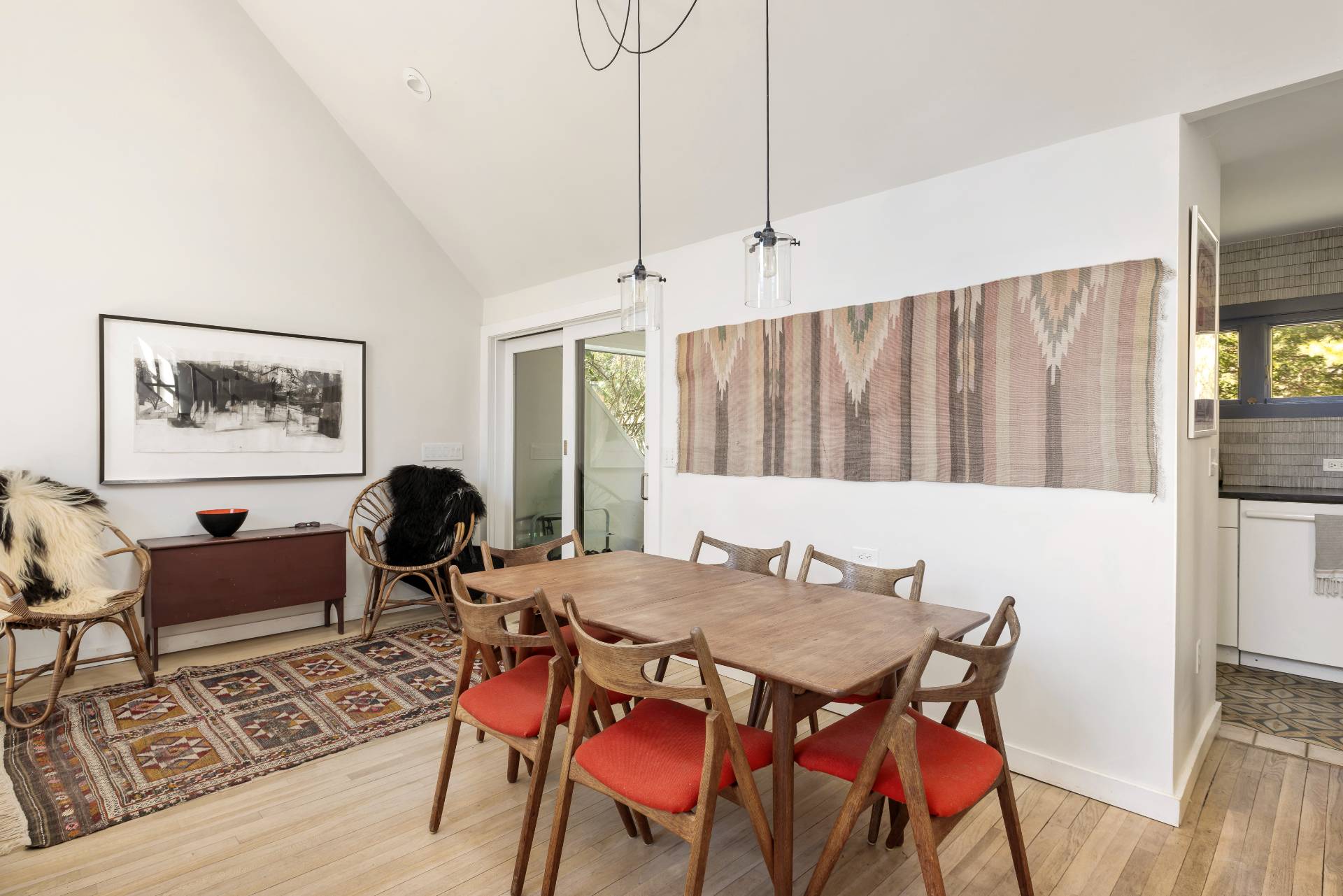 33 Robins Way East Hampton, NY 11937 - Photo 9 of 18 a view of a dining room with furniture window and wooden floor