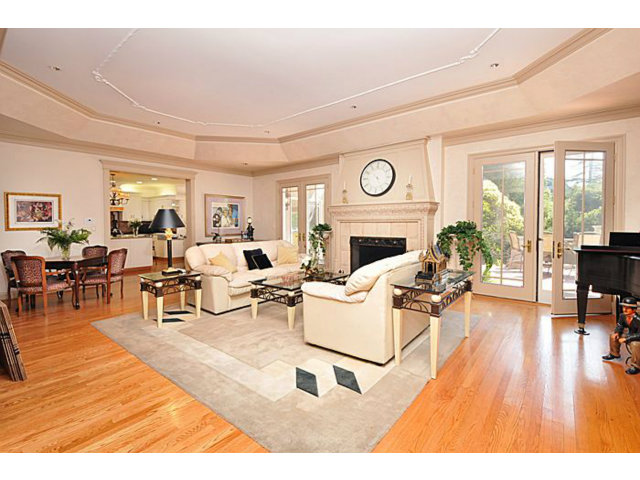 430 Fulton Road San Mateo, CA 94402 - Photo 11 of 25 a living room with furniture and a fireplace