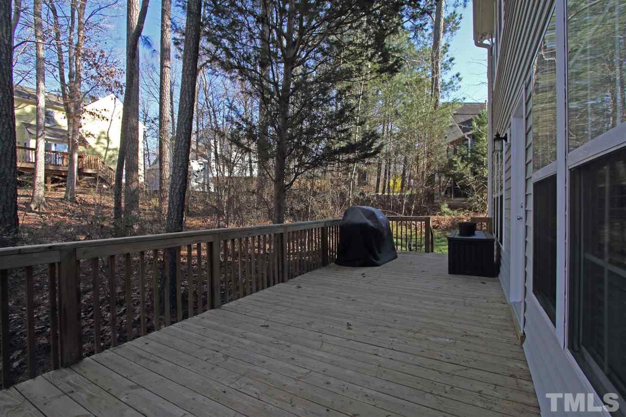 4 Providence Ridge Road Durham, NC 27713 - Photo 23 of 25 a view of a balcony with wooden floor