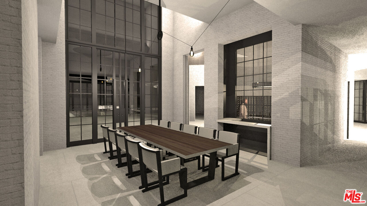 779 Stradella Road Los Angeles, CA 90077 - Photo 6 of 13 a view of a dining room with furniture and window