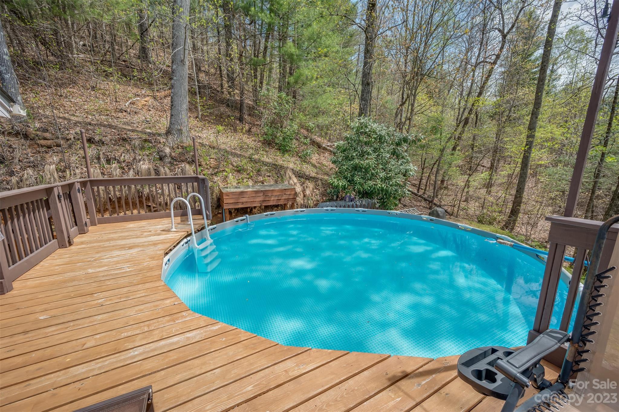 1251 Terrys Creek Road Zirconia, NC 28790 - Photo 38 of 48 a view of a backyard with sitting area