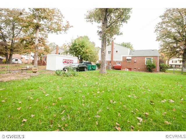 6433 Commander Road Richmond, VA 23224 - Photo 10 of 21 a view of a house with a yard