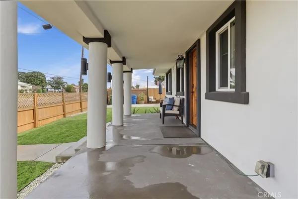 a view of a house with a porch